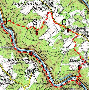 Wanderkarte Engelhardsberg